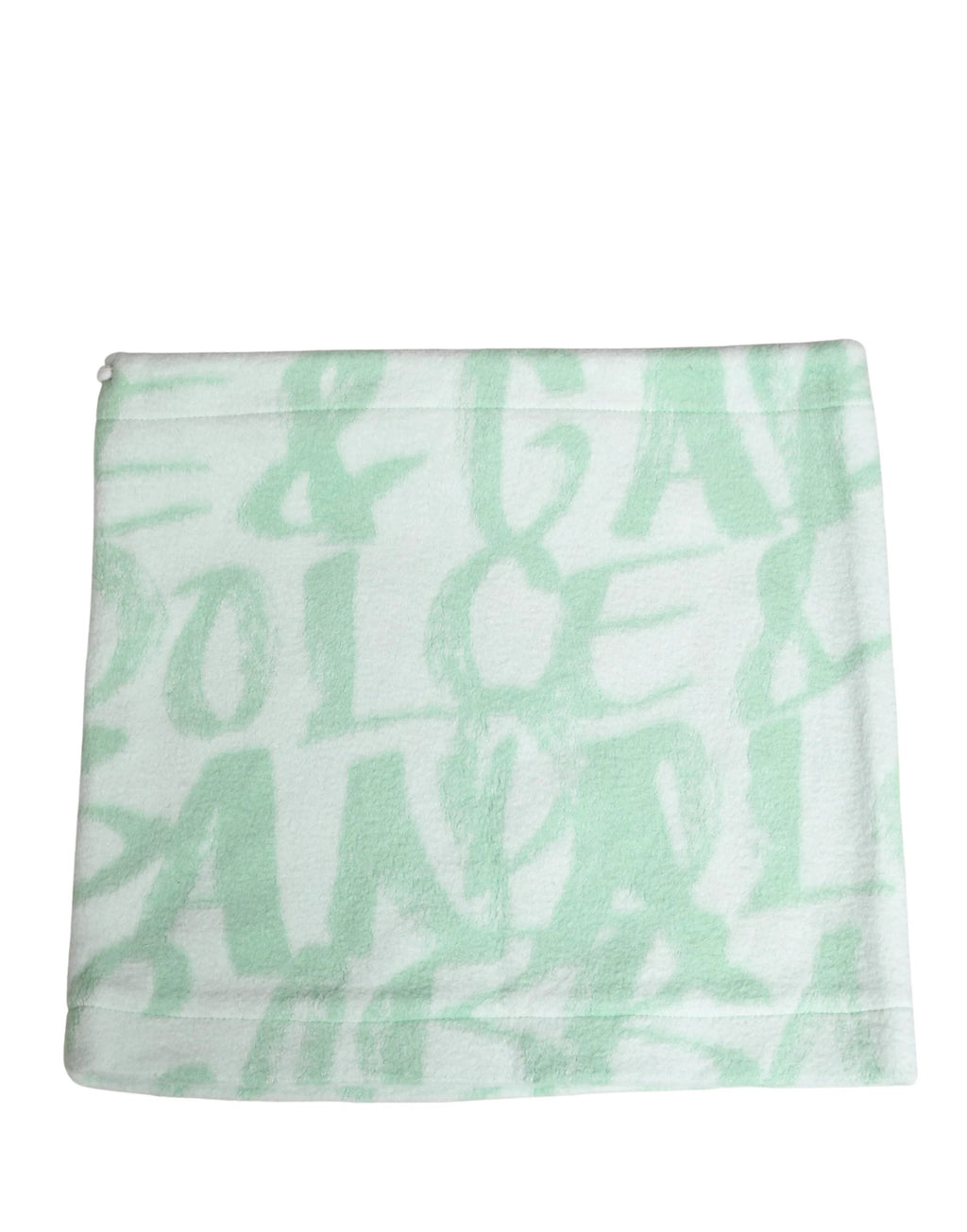Tour de cou Dolce &amp; Gabbana pour homme, en nylon blanc imprimé logo.
