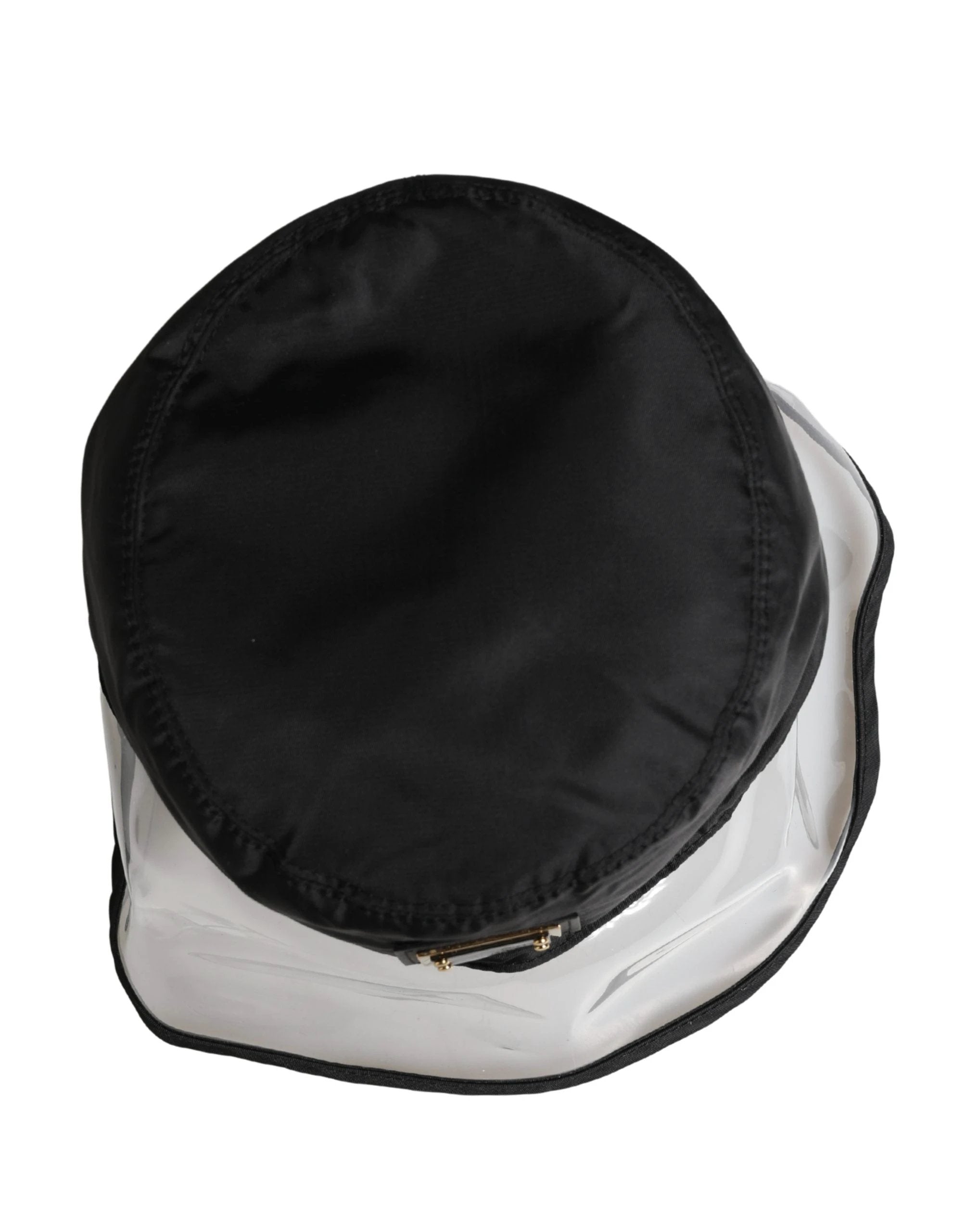 Dolce & Gabbana Men Black Plastic Fisherman Bucket Capello Hat