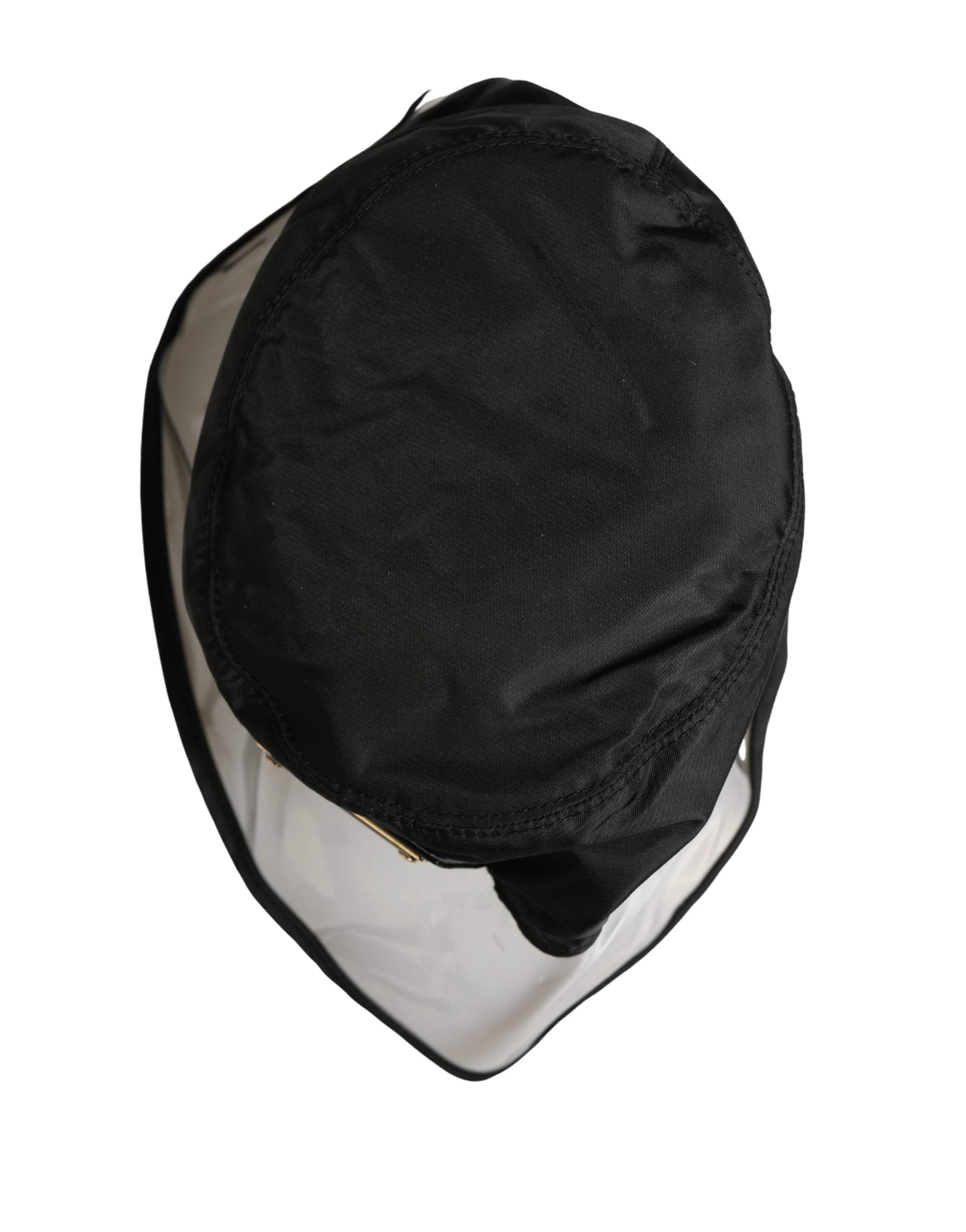 Dolce & Gabbana Men Black Plastic Fisherman Bucket Capello Hat
