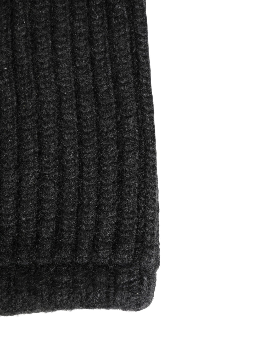 Dolce & Gabbana Black Cashmere Knitted Men Winter Neck Warmer Hat