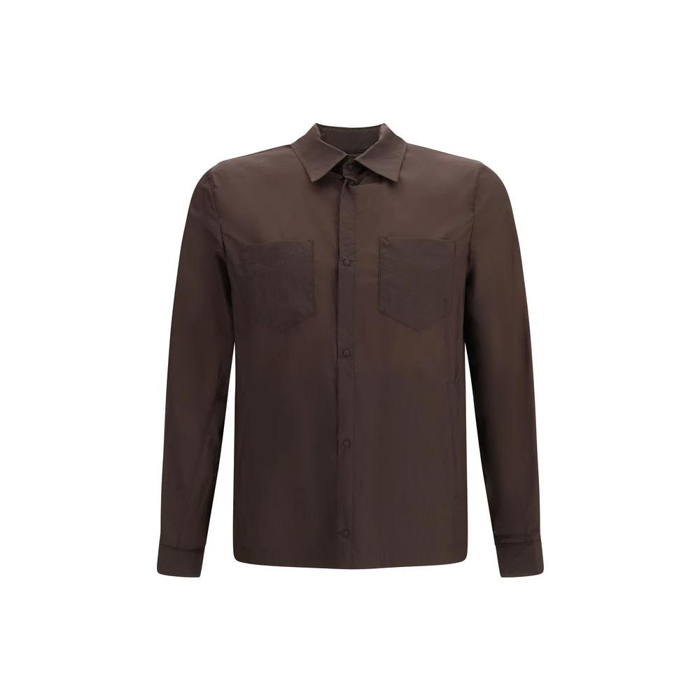 Chemise Herno marron en polyamide