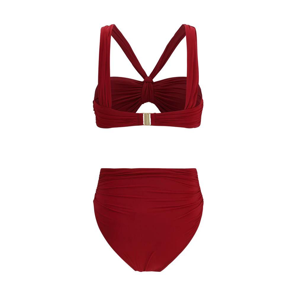 Bikini en polyester Zimmermann Bordeaux