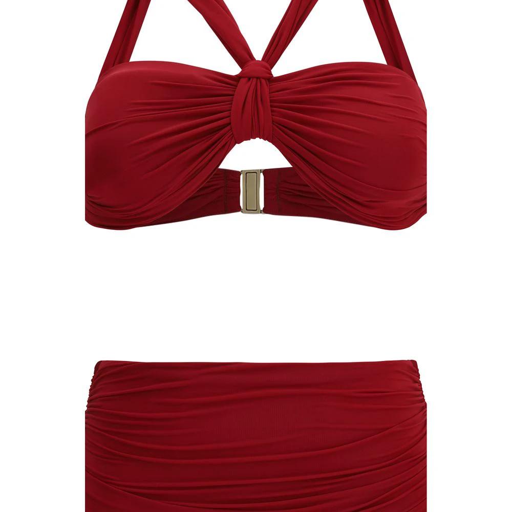Zimmermann Bordeaux Polyester Bikini