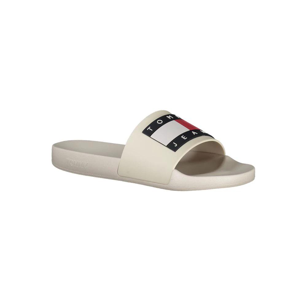 Pantoufles pour hommes Tommy Hilfiger en polyuréthane beige