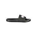 Pantoufles Tommy Hilfiger pour hommes en polyuréthane noir