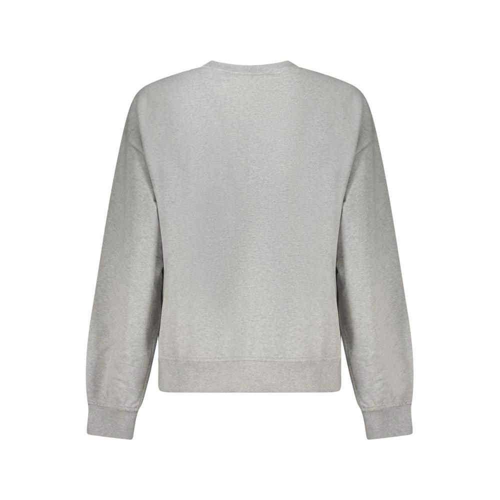 Calvin Klein Grigio Cotton Women Sweatshirt