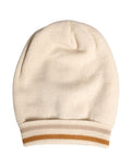 Dolce & Gabbana Beige Cashmere Knitted Women Winter Beanie Hat Dolce & Gabbana
