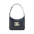 Sac bandoulière Bos Taurus en cuir de veau noir Dolce &amp; Gabbana