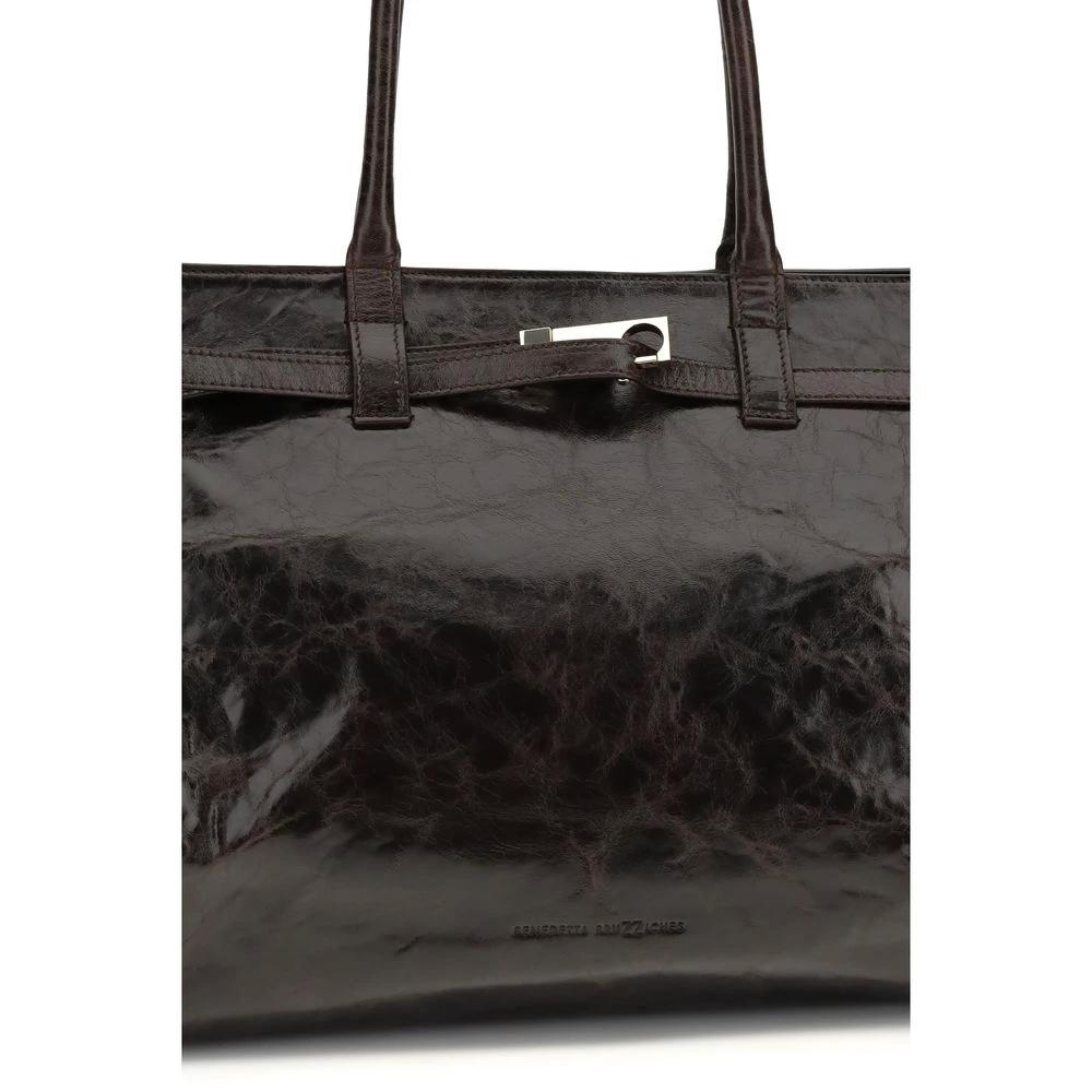 Benedetta Bruzziches Brown Calf Leather Bos Taurus Shoulder Bag