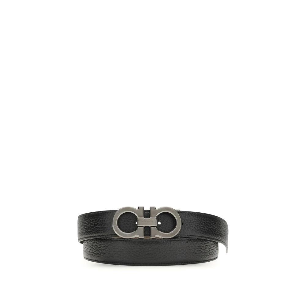 Ceinture Ferragamo Bos Taurus Regular en cuir de veau bleu