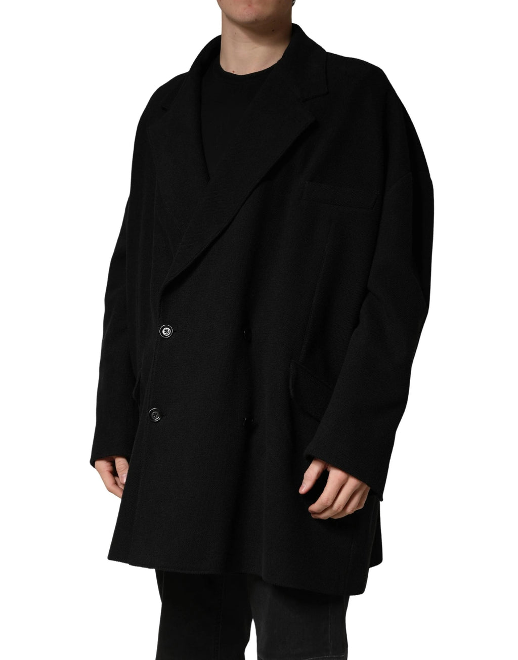 Veste de costume Dolce &amp; Gabbana noire à double boutonnage et deux boutons
