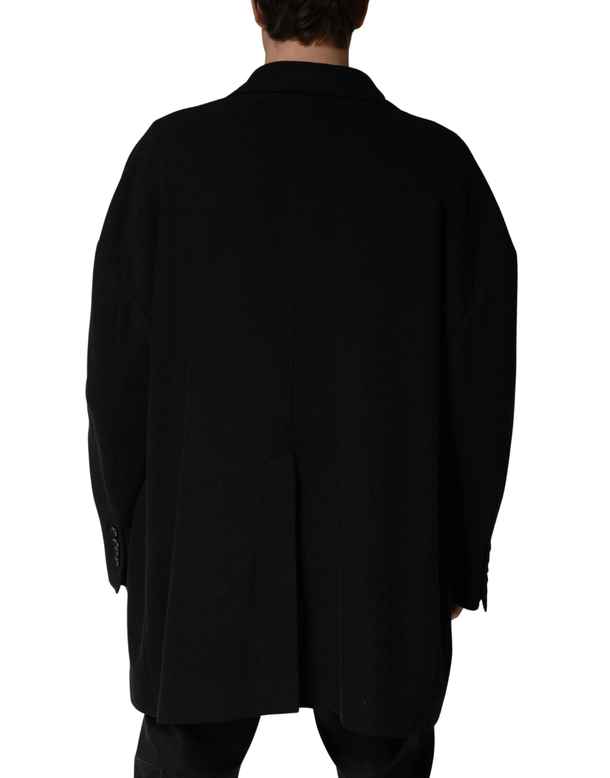 Veste de costume Dolce &amp; Gabbana noire à double boutonnage et deux boutons