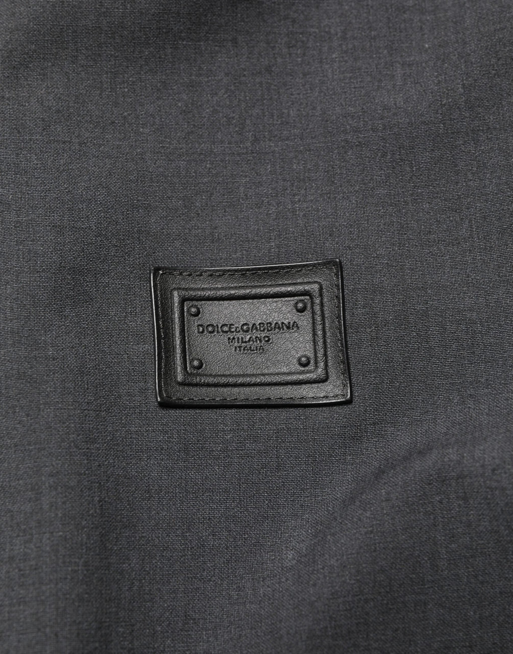 Dolce & Gabbana Black Wool Logo Full Zip Men Bomber Jacket Dolce & Gabbana