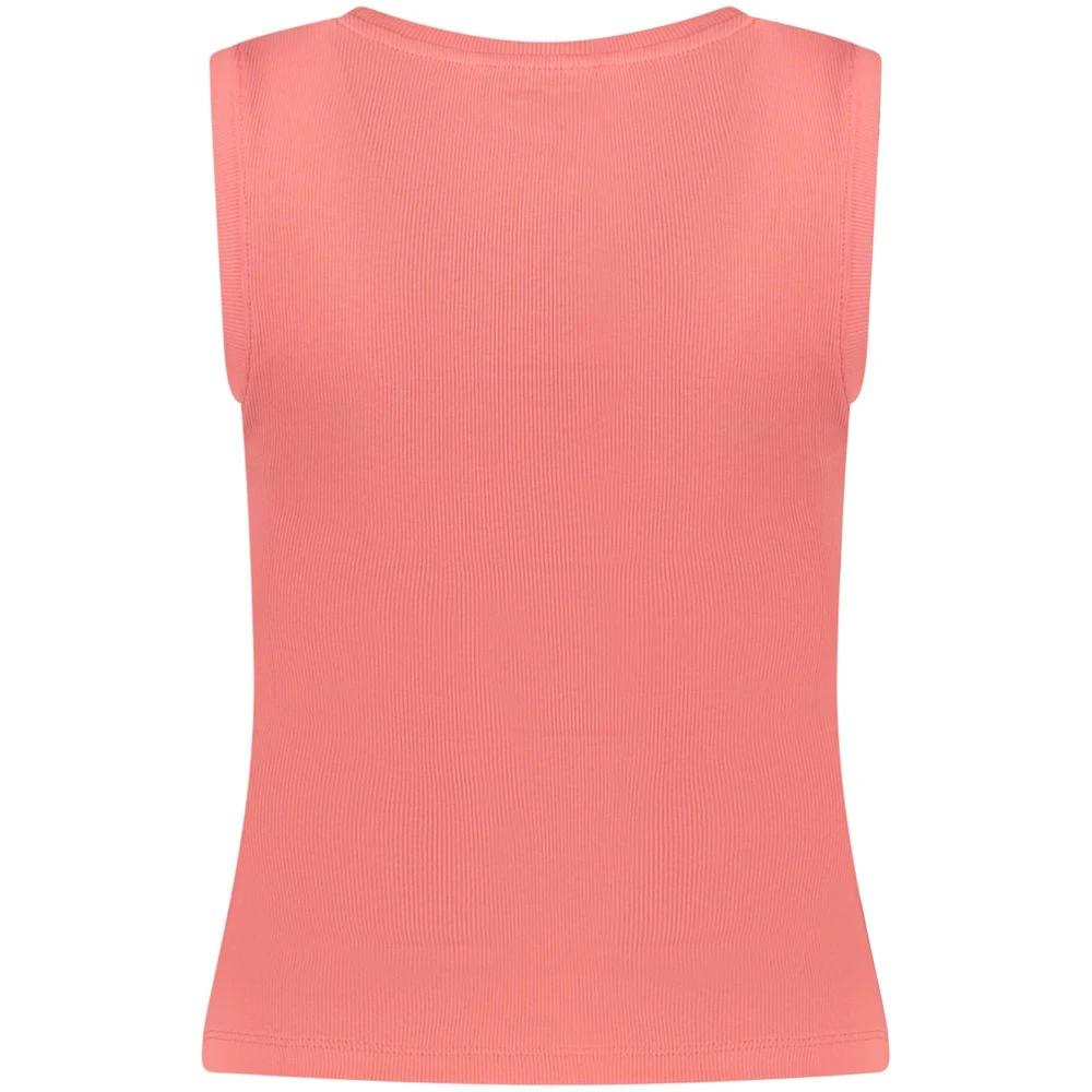 Tommy Hilfiger Pink Cotton Women's Tank Top