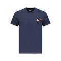 T-shirt Tommy Hilfiger bleu en coton pour homme