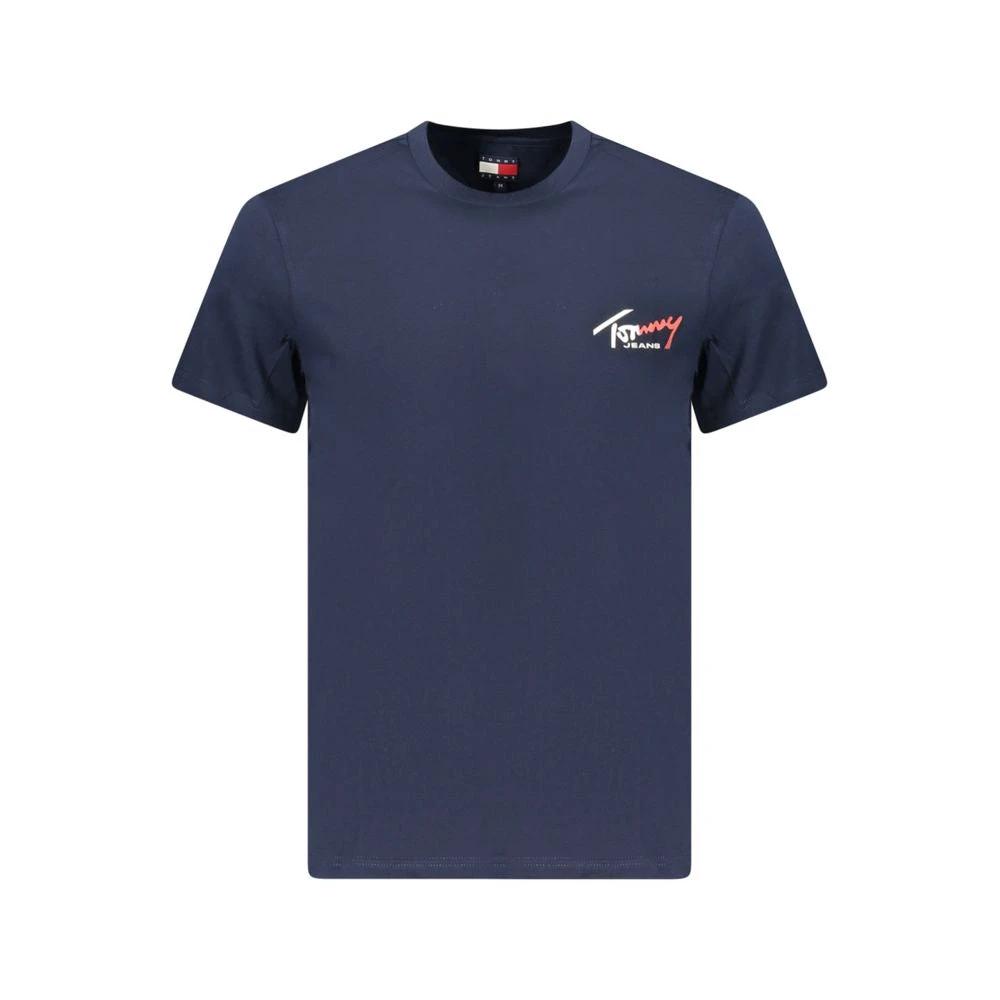 T-shirt Tommy Hilfiger bleu en coton pour homme