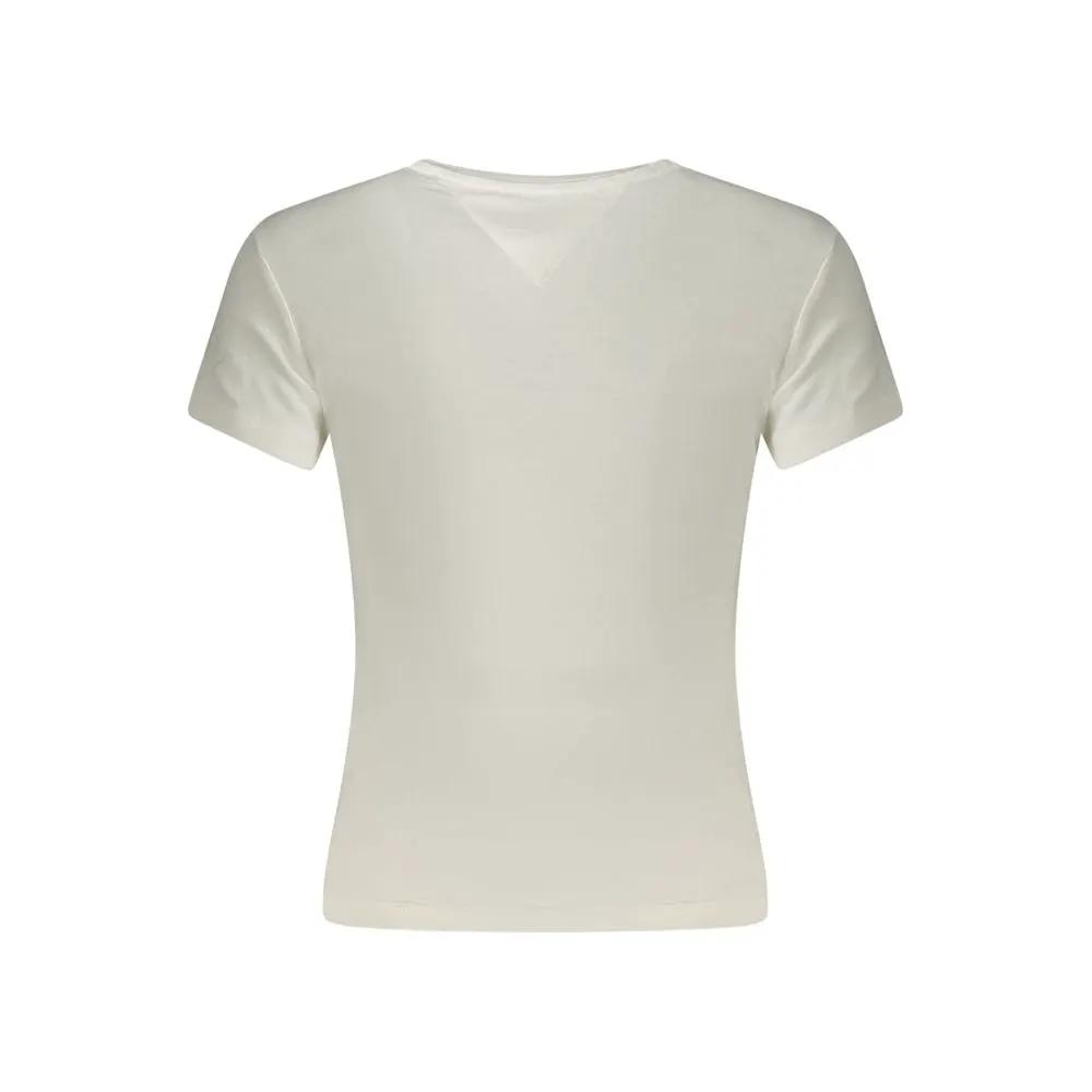 Tommy Hilfiger White Cotton Women's T-Shirt