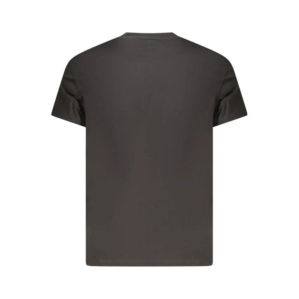 Tommy Hilfiger Black Cotton Mens T-Shirt