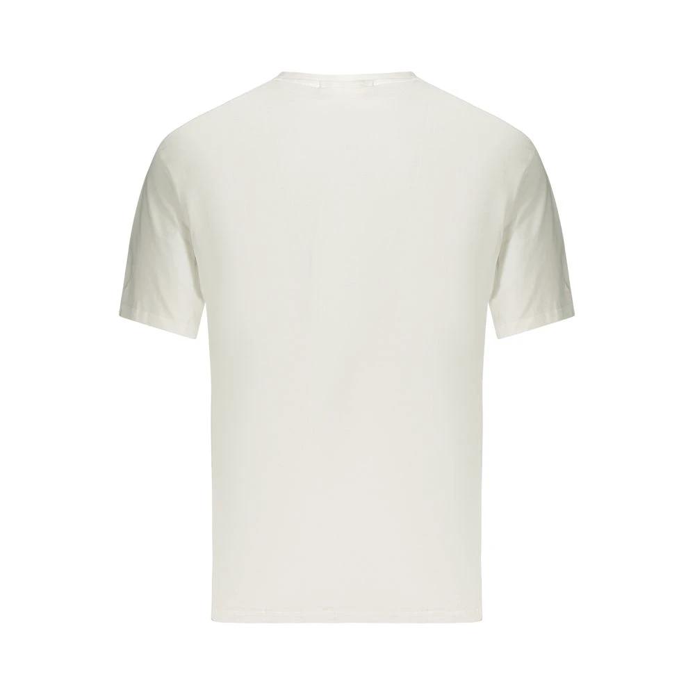 Calvin Klein White Cotton Men T-Shirt