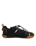 Dolce & Gabbana Black Logo Lace Up Low Top NS1 Sneakers Shoes Dolce & Gabbana