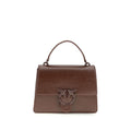 PINKO Brown Lamb Ovis Aries Aries Handbag