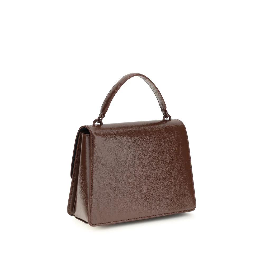 PINKO Brown Lamb Ovis Aries Aries Handbag