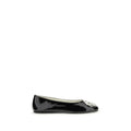Ballerines Bos Taurus en cuir de veau noir de Tory Burch