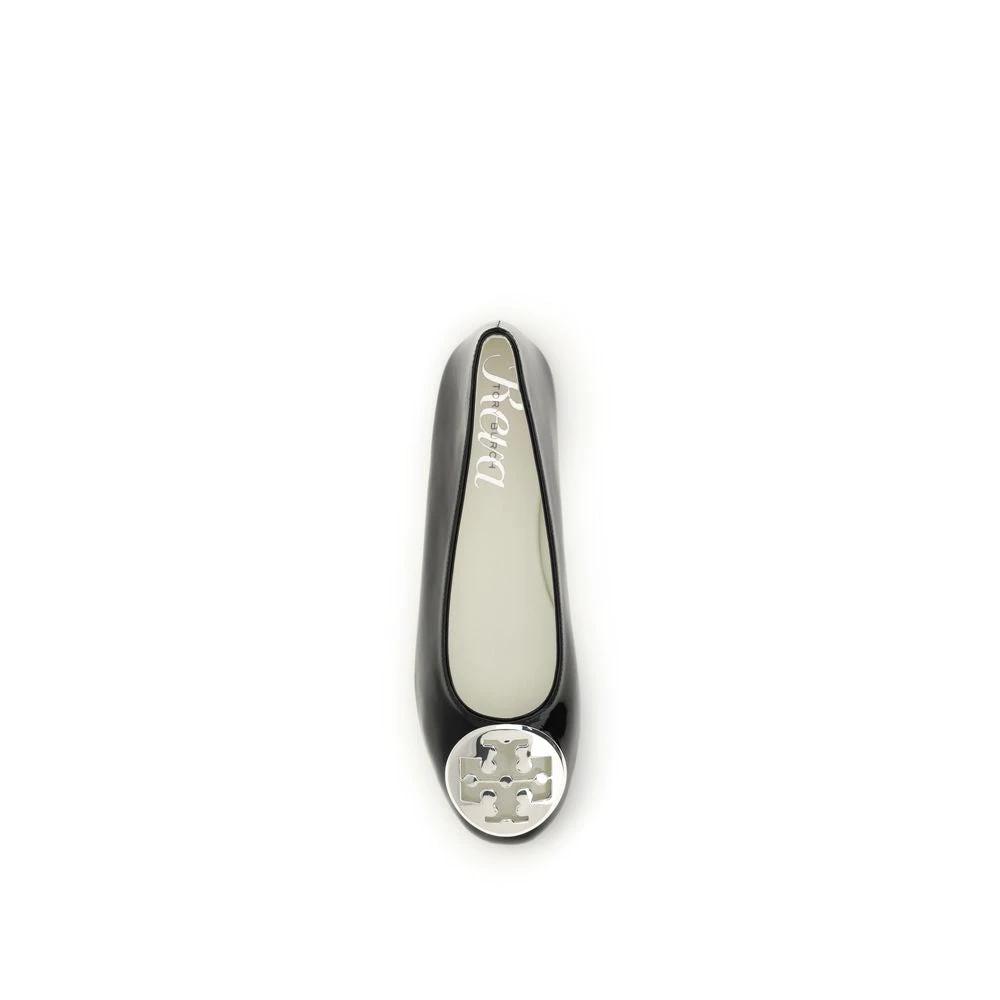 Ballerines Bos Taurus en cuir de veau noir de Tory Burch