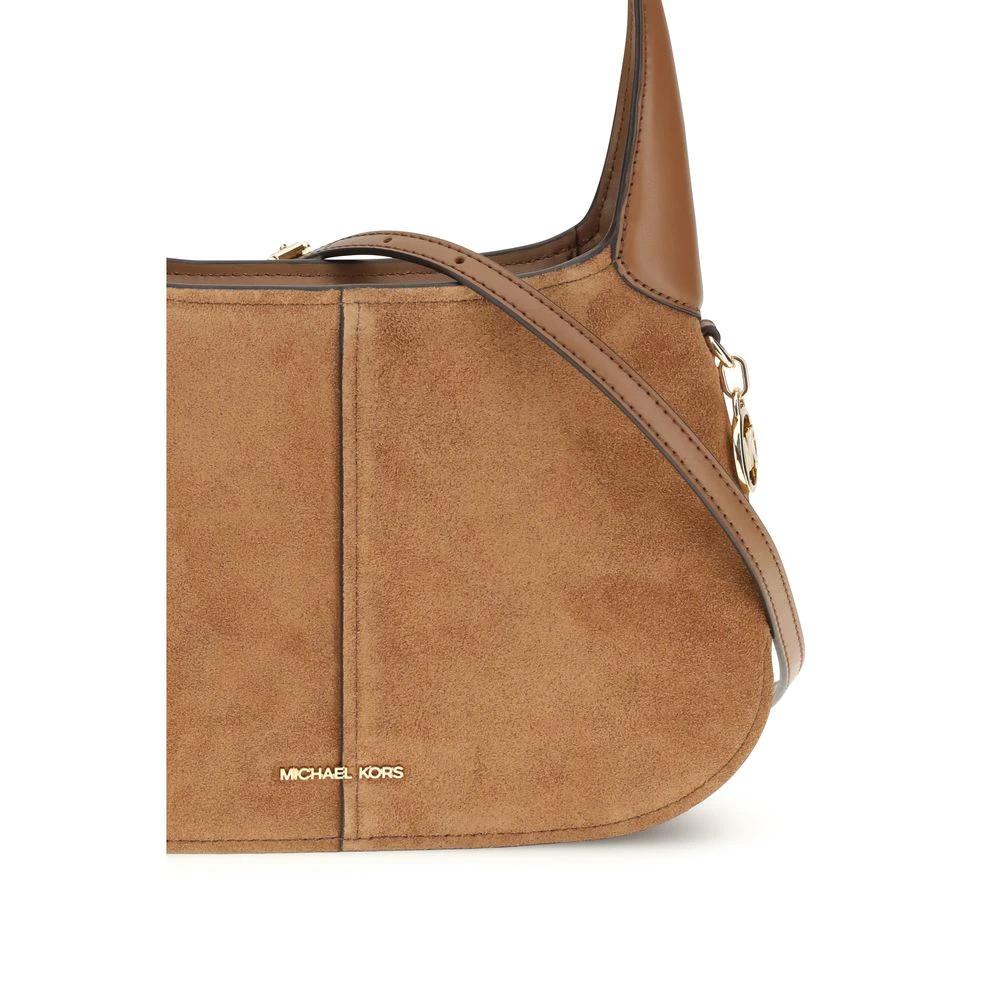 Sac bandoulière Michael Kors Bos Taurus en cuir de veau beige