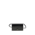 Portefeuille Bos Taurus en cuir de veau noir Jil Sander