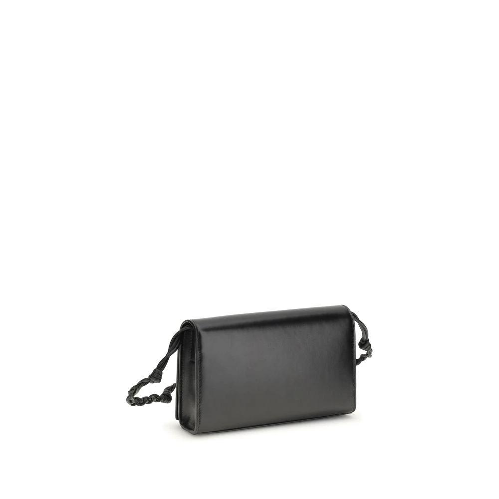 Portefeuille Bos Taurus en cuir de veau noir Jil Sander