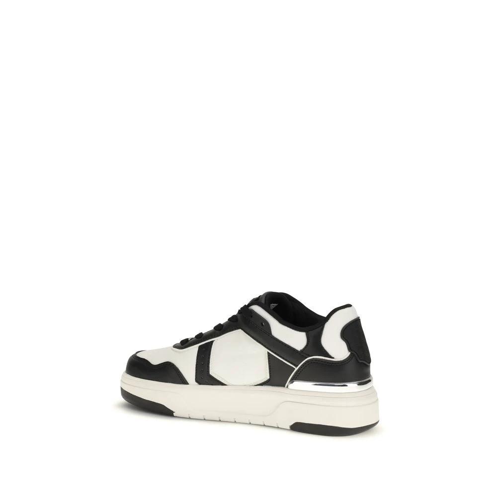 Philipp Plein Black Calf Leather Bos Taurus Athletic Sneakers Philipp Plein