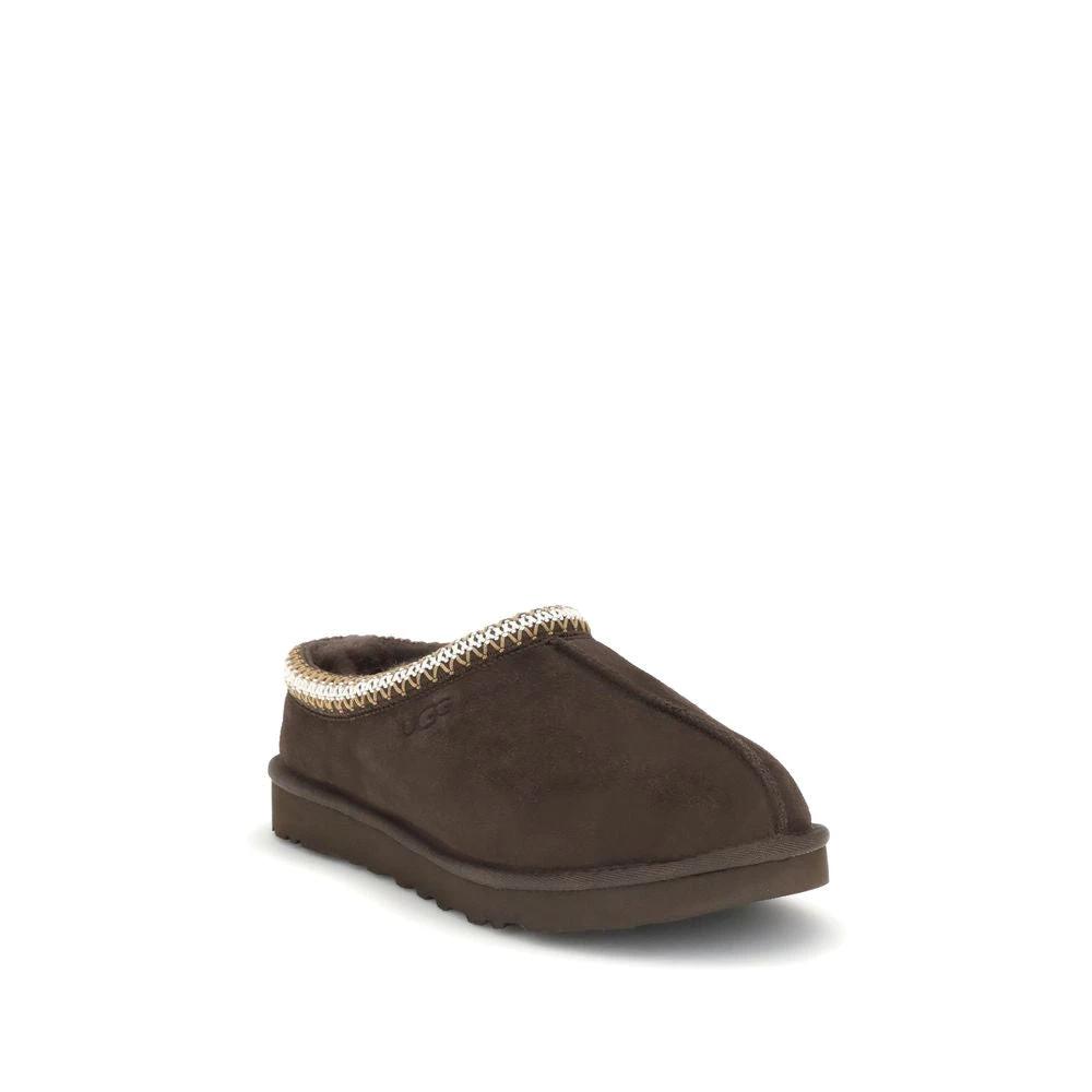 Mules UGG en cuir marron