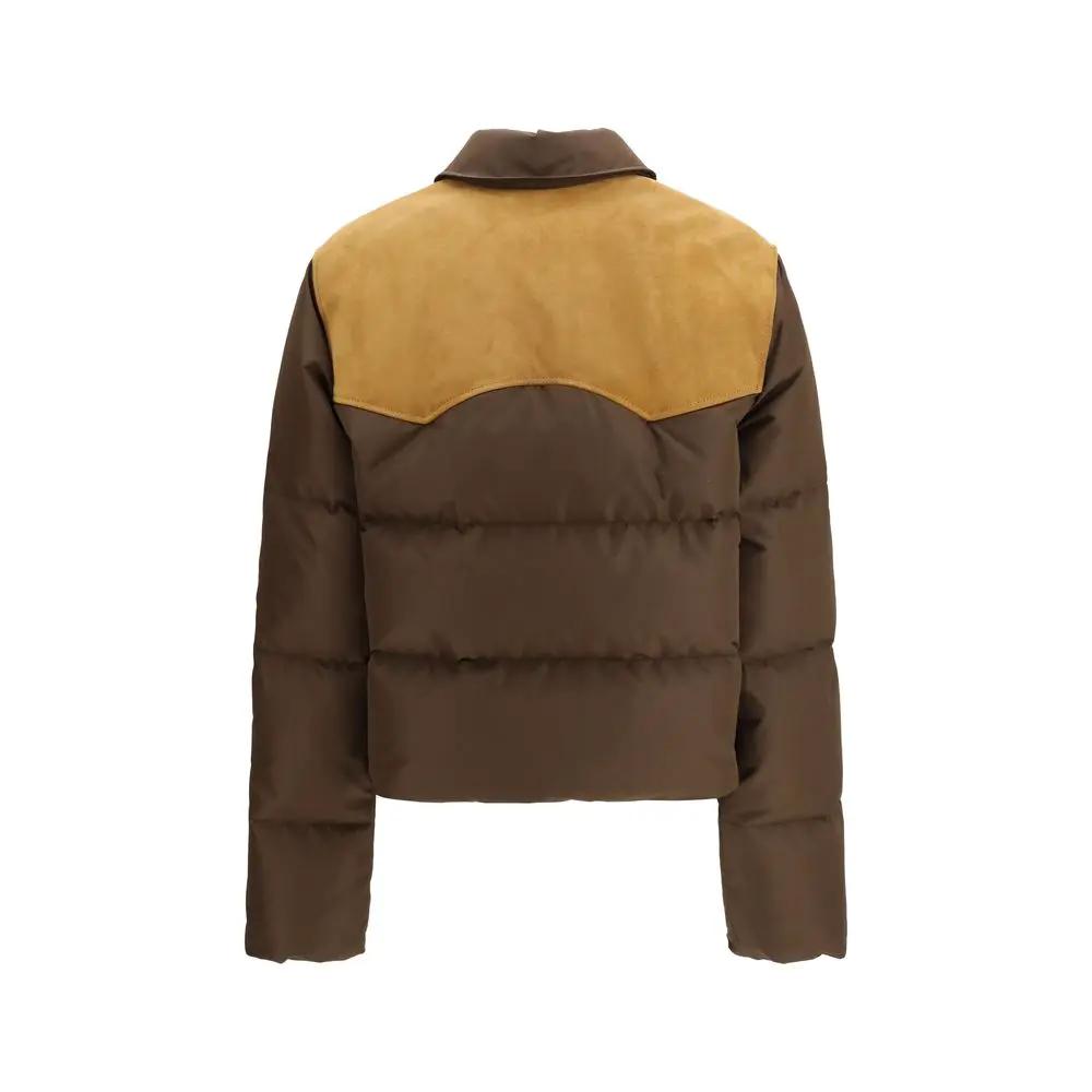 Miu Miu Brown Recycled Polyester Clothing