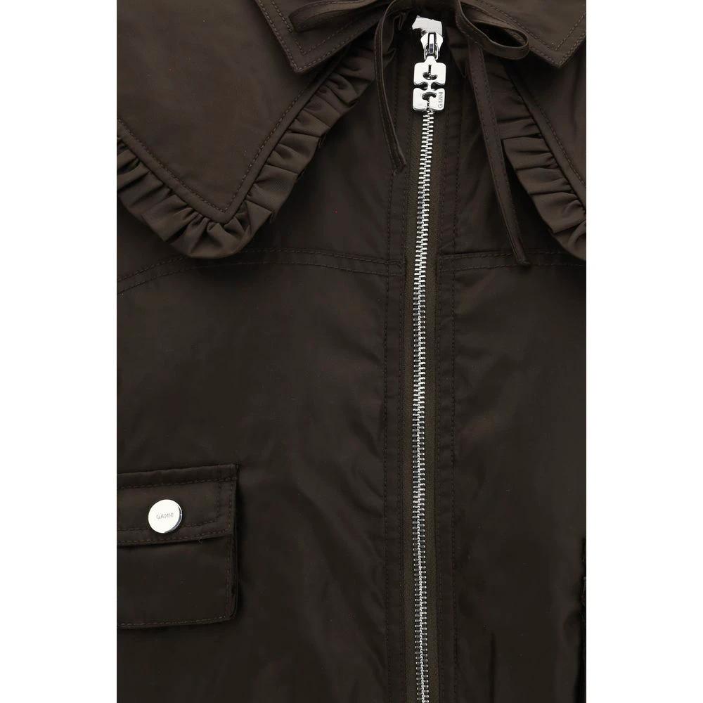 Ganni Bicolor Polyamide Bomber