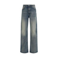 Jean droit en coton bleu Diesel