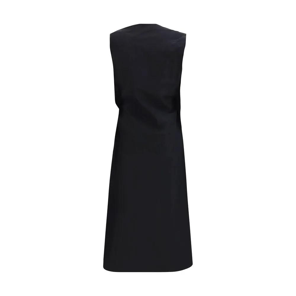Robe décontractée en coton noir Jacquemus