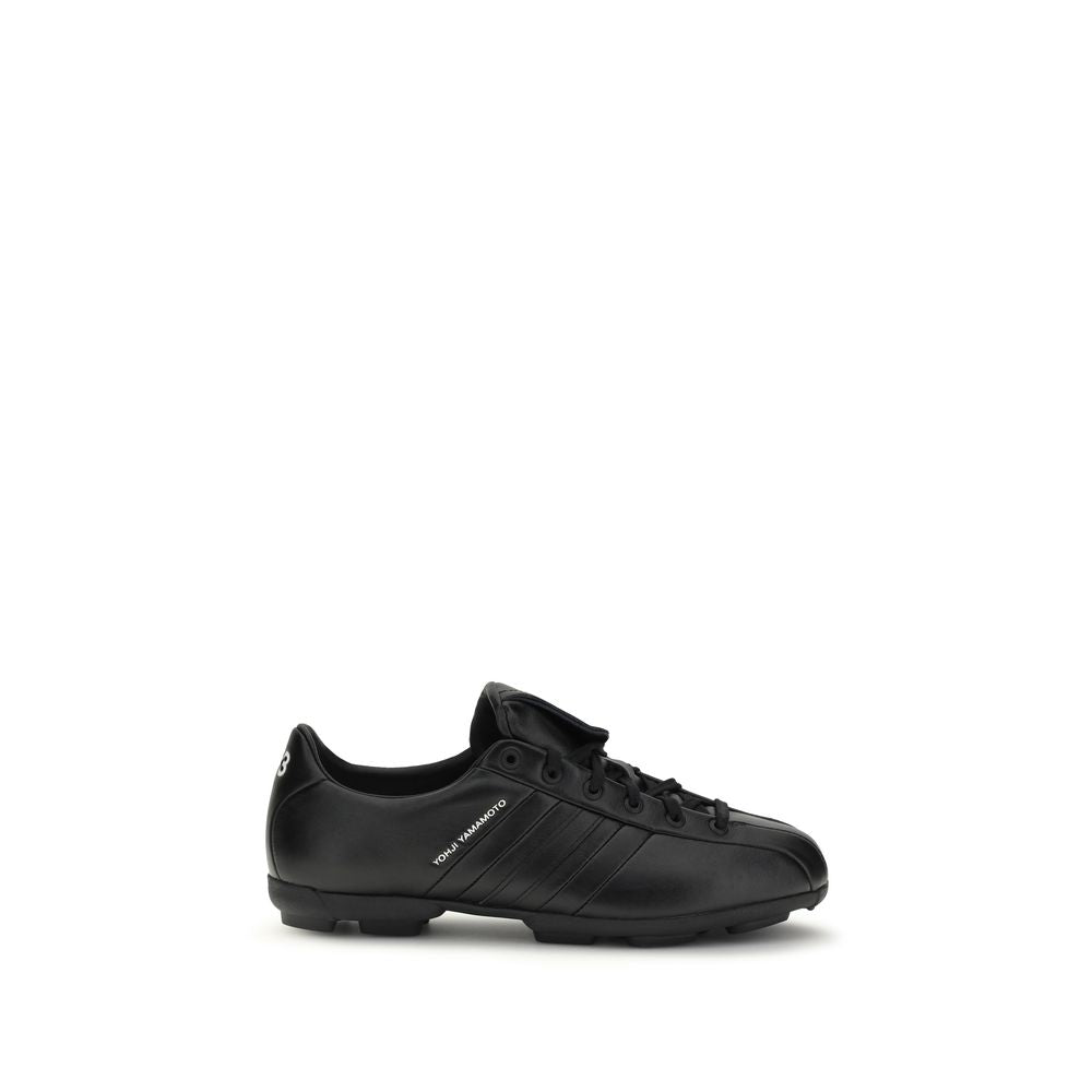 Baskets de sport Y-3 Bos Taurus en cuir de veau noir
