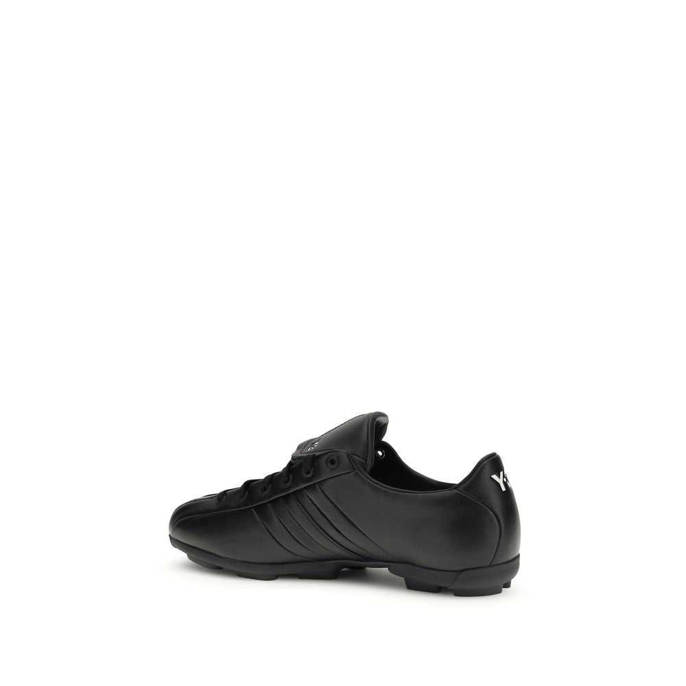 Baskets de sport Y-3 Bos Taurus en cuir de veau noir