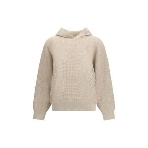 Brunello Cucinelli Brunello Cucinelli Beige Cashmere Sweatshirt