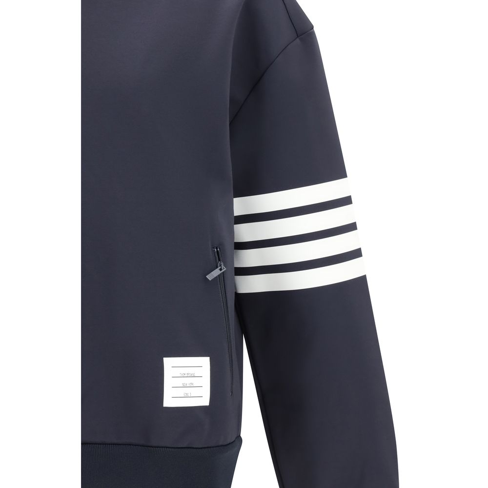 Bomber bleu en viscose Thom Browne