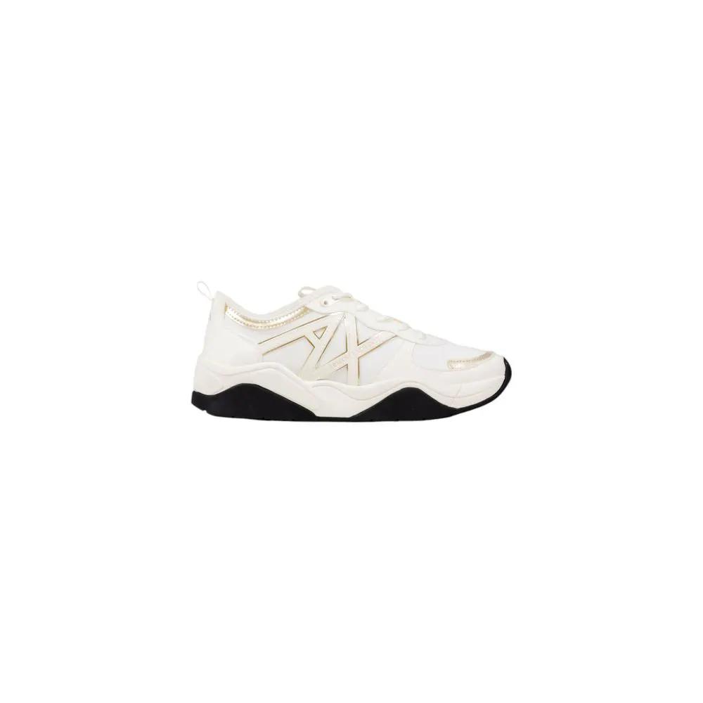 Baskets de sport blanches en polyester Armani Exchange