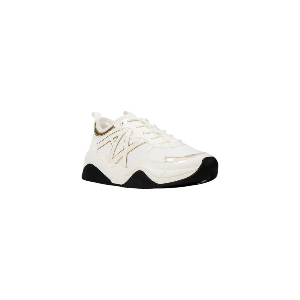 Baskets de sport blanches en polyester Armani Exchange
