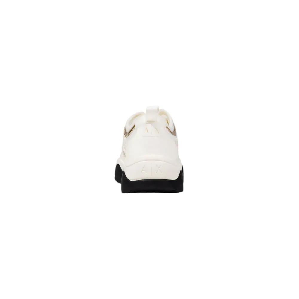 Baskets de sport blanches en polyester Armani Exchange