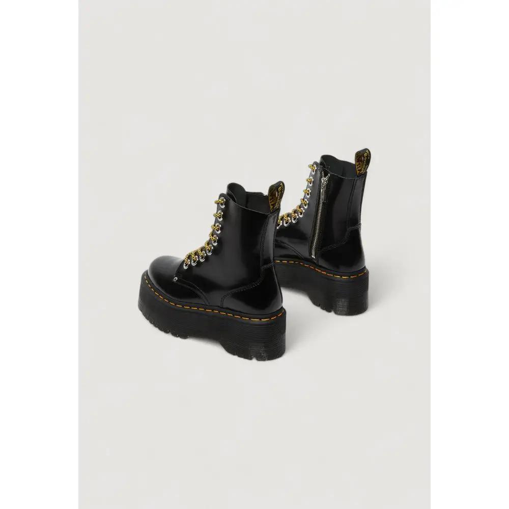 Dr. Martens Black Leather Lace-Up Boots