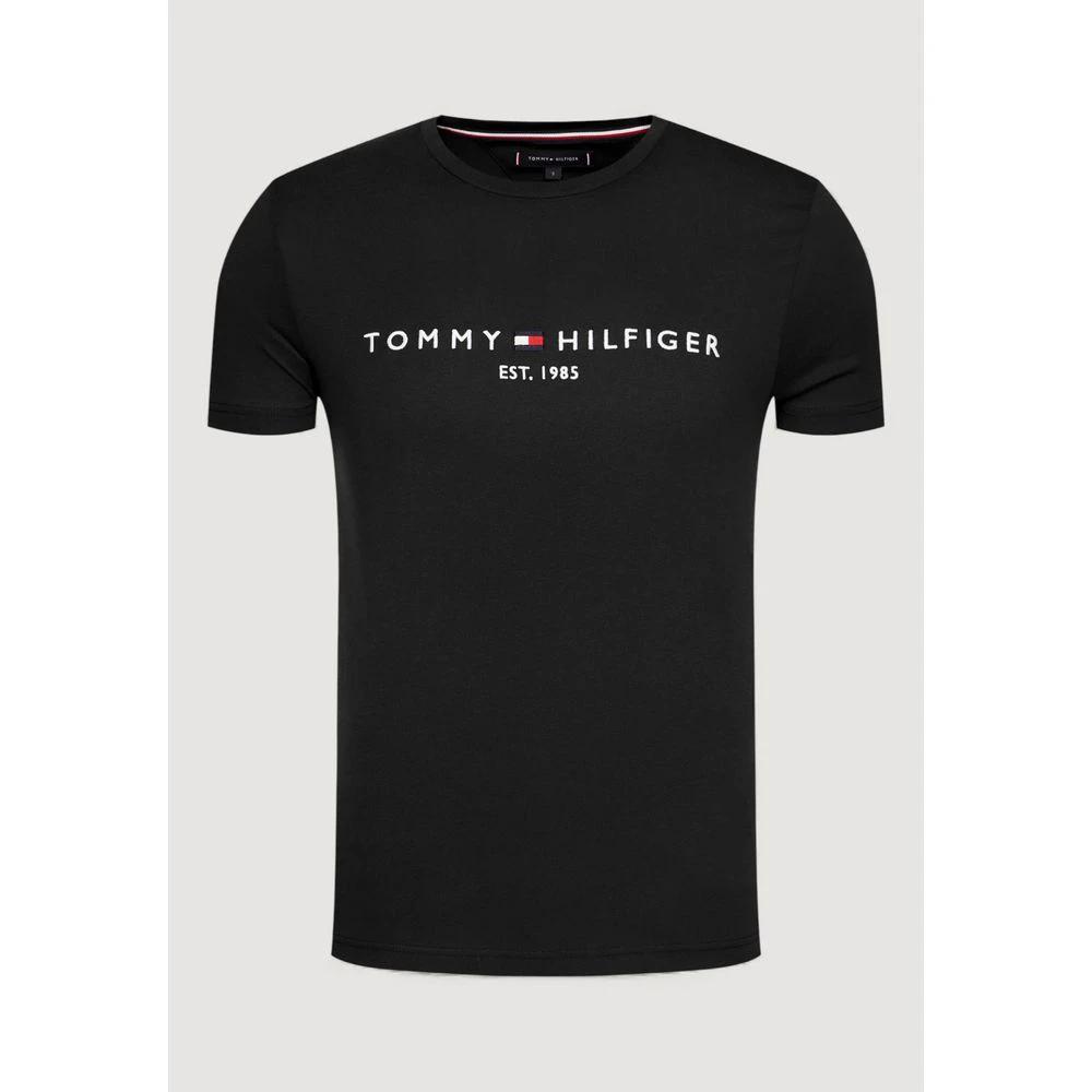 T-shirt Tommy Hilfiger en coton noir