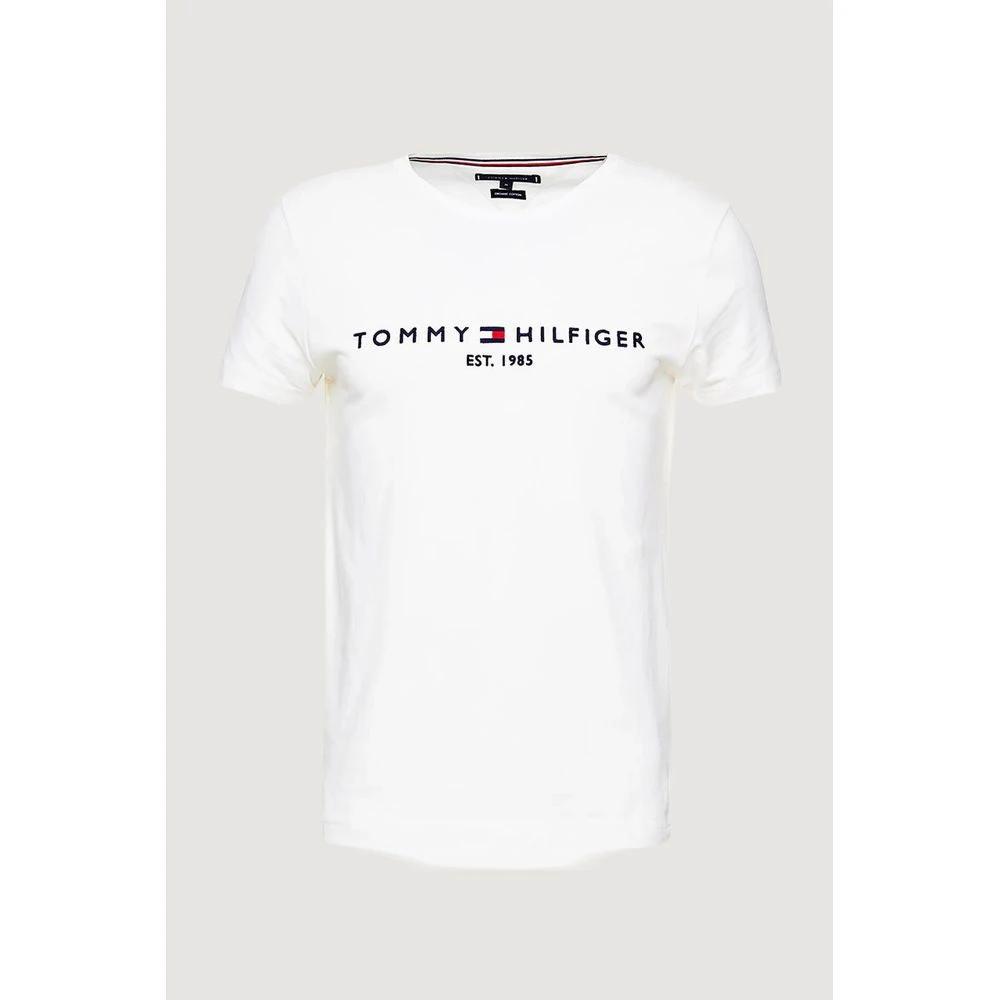 Tommy Hilfiger Cream Cotton T-Shirt