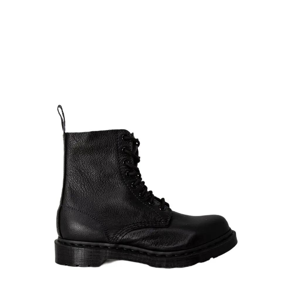 Bottes Dr. Martens en cuir noir à lacets