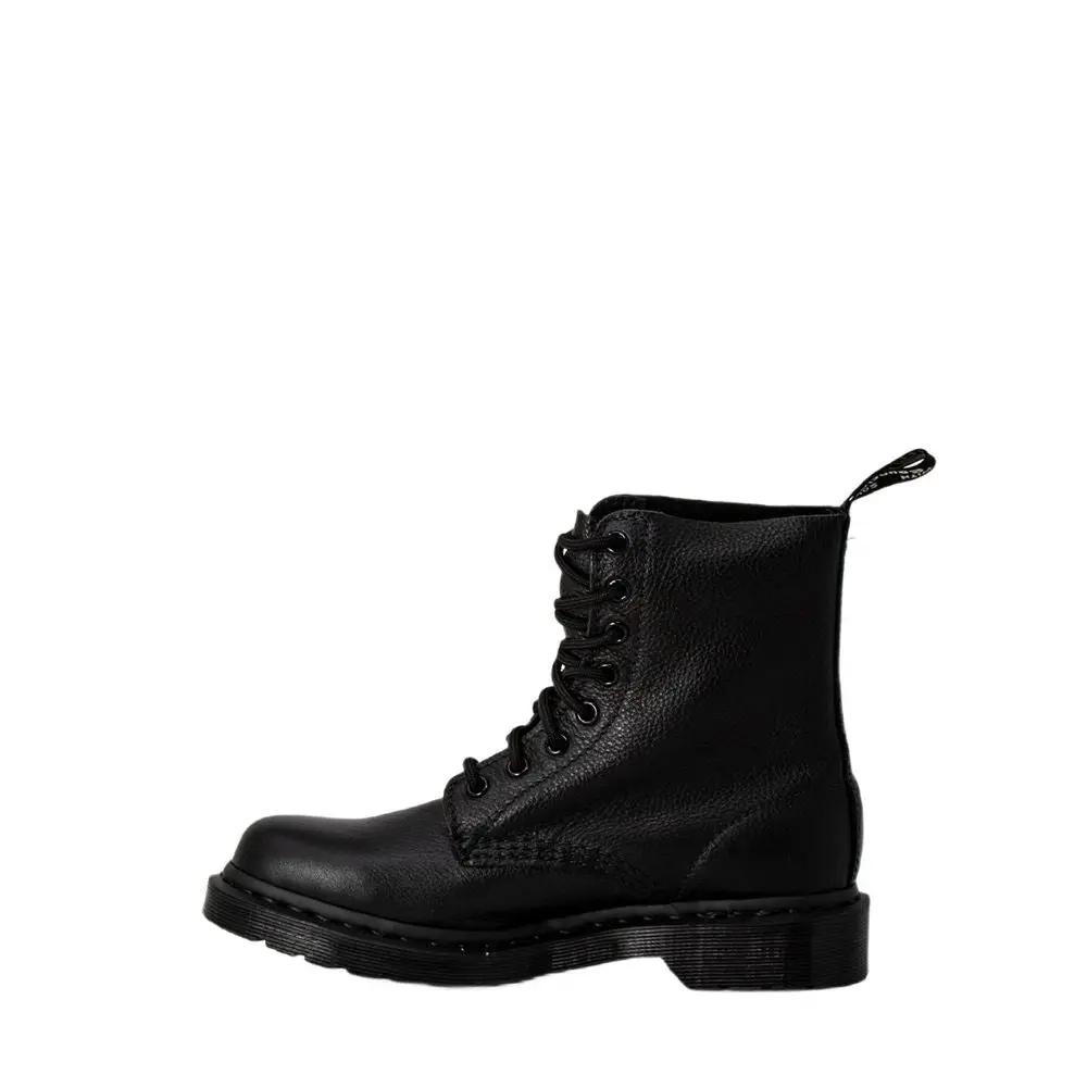 Bottes Dr. Martens en cuir noir à lacets