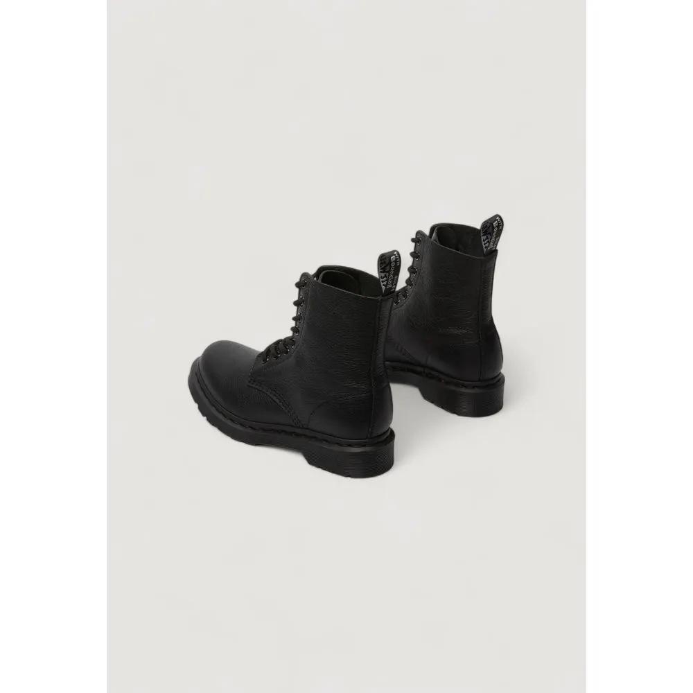 Bottes Dr. Martens en cuir noir à lacets